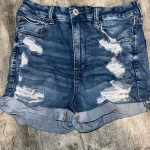 American eagle curvy hi-rise shortie